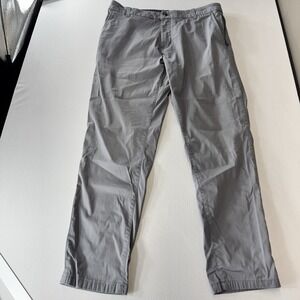 Birddogs Pants Mens 34x30 Gray Casual Chino Stretch Performance Golf *Stained*
